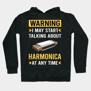 Warning Harmonica Mouth Organ Hoodie